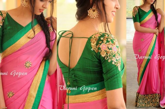 Trendy Blouse Designs For Silk Sarees