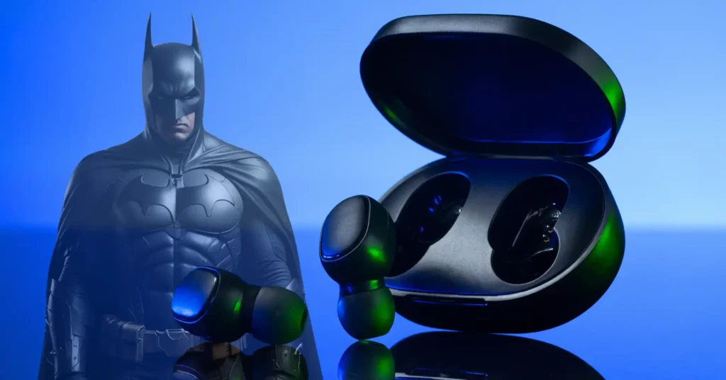 Rs 125 Only on Thespark Shop Batman Style Wireless BT Earbuds
