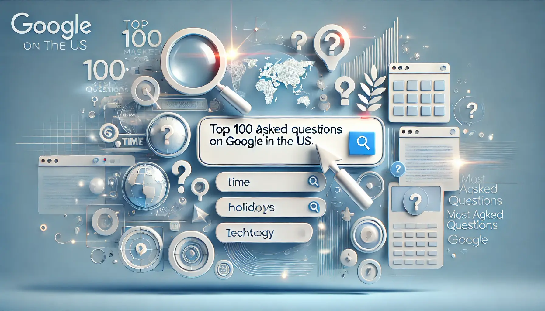 Top 100 Most Asked Questions on Google in the US