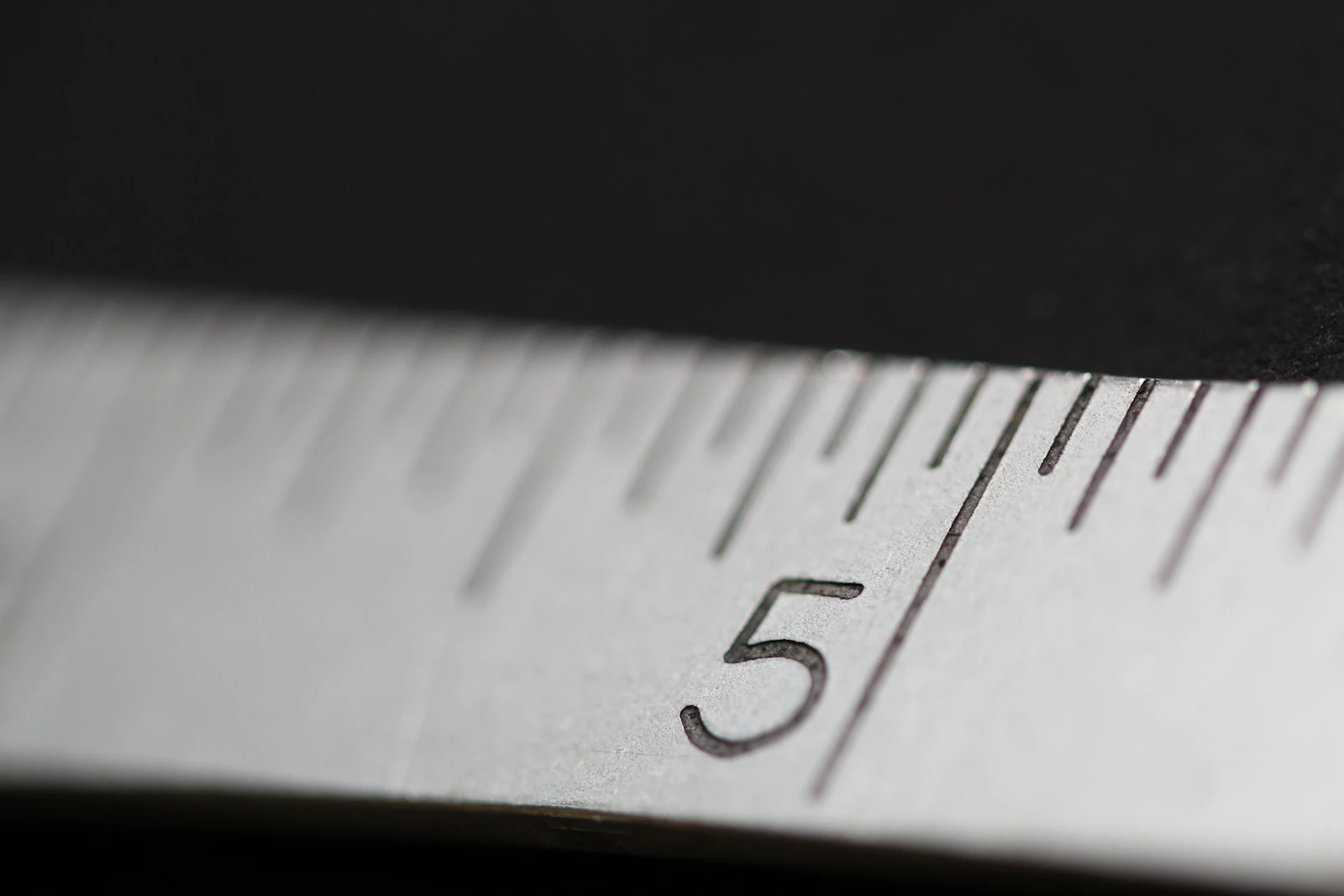 Soft measuring tape used to measure ring size at home