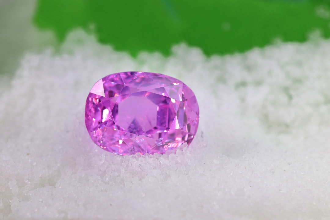 Loose pink sapphire gemstones — sapphire is the traditional 45th anniversary stone