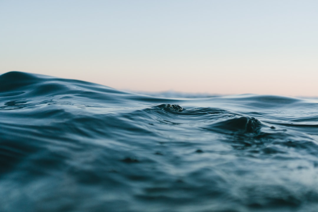 Dreamy blue ocean water representing the intuitive Pisces personality