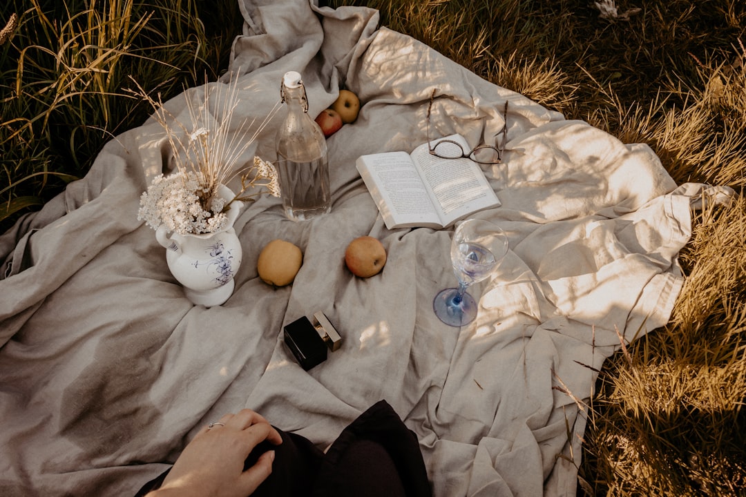 Cozy romantic picnic in nature, the kind of slow sensual date a Taurus soulmate loves