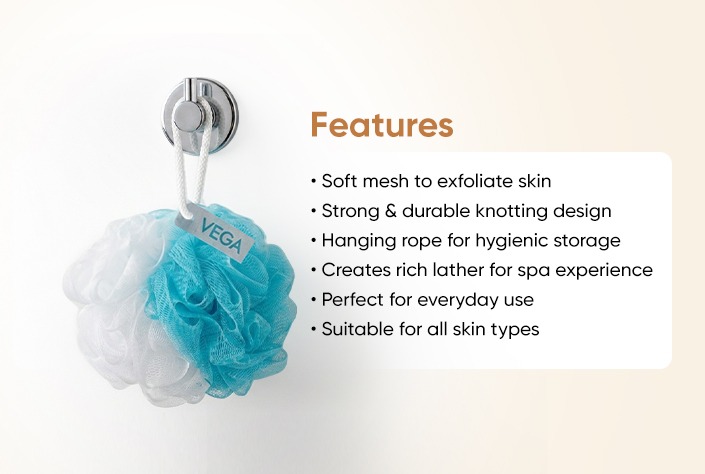 Bath Brush with Handle